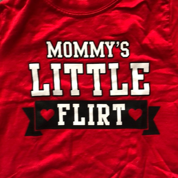 Mommy’s Little Flirt Kids Love Tee - Picture 2 of 3
